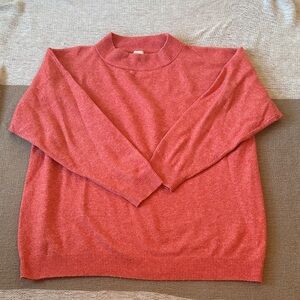 a new day Women's Coral Mock Turtleneck Sweater